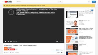 
                            4. cPanel Store Tutorial - cPanel Store Account - YouTube