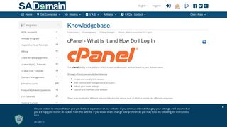 
                            12. cPanel - What Is It and How Do I Log In - Knowledgebase - SA Domain ...