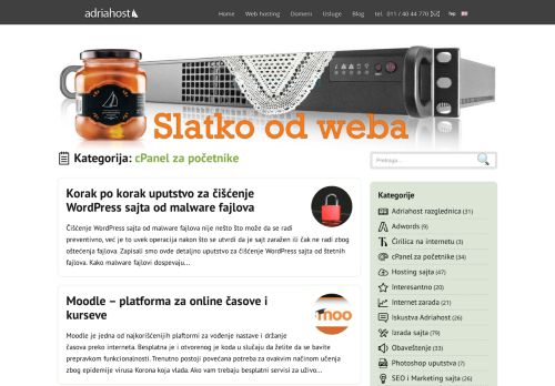 
                            4. cPanel za početnike | AdriaHost