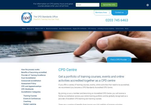 
                            2. CPD Centre | The CPD Standards Office