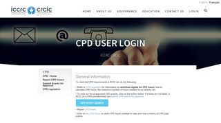 
                            1. CPD User Login | Immigration Consultants of Canada ... - Iccrc