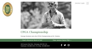 
                            12. CPGA Championship – St. Charles Country Club