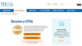 
                            4. CPHQ Application | NAHQ