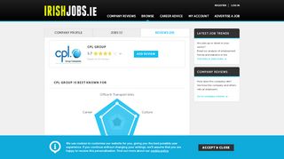 
                            9. Cpl Resources Reviews – IrishJobs.ie