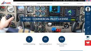 
                            12. CPL(A) - COMMERCIAL PILOT LICENSE - F AIR