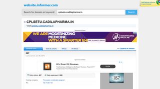 
                            9. cplsetu.cadilapharma.in at Website Informer. IIS7. Visit Cplsetu ...