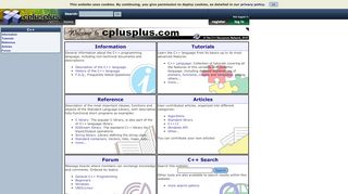 
                            9. cplusplus.com - The C++ Resources Network