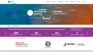 
                            10. CPMISIONES – Campus Party Argentina