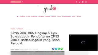 
                            11. CPNS 2018 : BKN Ungkap 5 Tips Sukses Login Pendaftaran CPNS ...