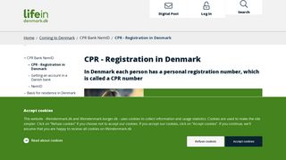 
                            5. CPR - Registration in Denmark - LifeinDenmark - Borger.dk