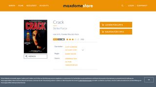 
                            2. Crack online schauen bei maxdome in HD als Stream & Download