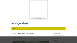
                            6. Crack Real Life Cam Leora - inboxgoodtext - FC2
