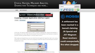 
                            1. Cracking a Simple Application (ByPass Login) ~ Ethical Hacking ...