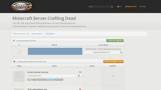 
                            7. Crafting Dead Top Minecraft Server | TopG