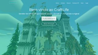 
                            8. CraftLife - Servidor de minecraft brasileiro 1.12.2 | Site oficial