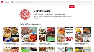 
                            6. Crafts to Make (craftstomake) on Pinterest