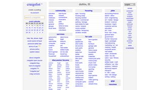 
                            8. craigslist: dublin, IE jobs, apartments, for sale, services, community ...