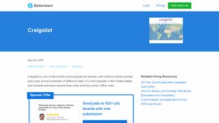 
                            8. Craigslist - How to Post, US Price List, Free Posting, FAQs - Betterteam