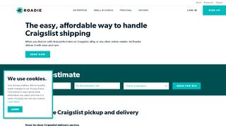 
                            8. Craigslist Shipping with Roadie | Craigslist Pickup & Delivery