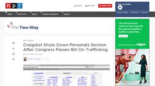 
                            8. Craigslist Shuts Down Personals Section After Congress Passes Bill ...