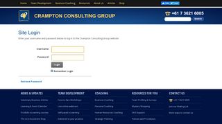 
                            6. Crampton Consulting Group > Log In