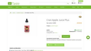 
                            12. Cran Apple Juice Plus | Liquid von Loaded E-Liquid | inTaste
