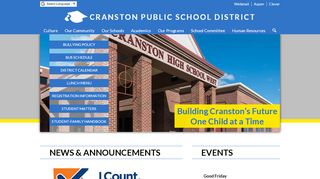 
                            9. Cranston Public Schools