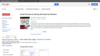 
                            7. Crash Course in Library Services for Seniors