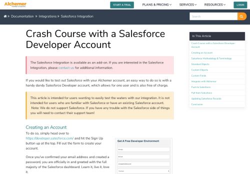 
                            8. Crash Course with a Salesforce Developer Account | SurveyGizmo Help