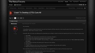 
                            4. Crash To Desktop (CTD) Cure-All - Fallout 4 Technical Support ...