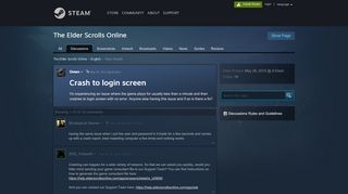 
                            5. Crash to login screen :: The Elder Scrolls Online English