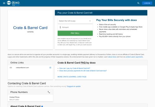 
                            9. Crate and Barrel Card: Login, Bill Pay, Customer Service and Care ...