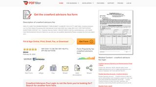 
                            6. Crawford Advisors Fsa - Fill Online, Printable, Fillable, Blank | PDFfiller