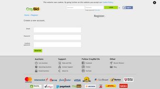 
                            3. CrayBid.com | Register