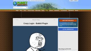 
                            2. Crazy Login - Bukkit Plugin Minecraft Blog
