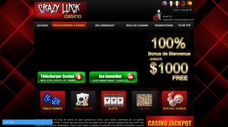 
                            1. Crazy Luck Casino - Jouer les Jeux meilleur casino en ligne