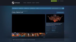 
                            8. Crazy Saloon VR on Steam