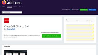 
                            13. CrazyCall Click to Call – Get this Extension for ? Firefox (en-US)