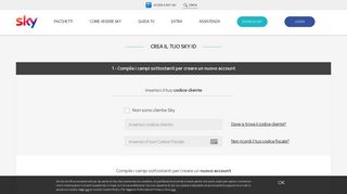 
                            5. Crea il tuo account Sky ID per accedere al Fai da te | Sky