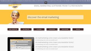 
                            11. Crea newsletter in HTML con l'Editor di Mail Marketing