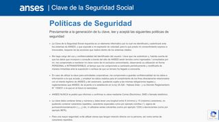 
                            4. Creá tu Clave Ingresá para obtener tu Clave de la Seguridad ... - ANSES