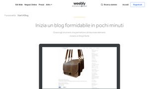 
                            10. Crea un blog con Weebly