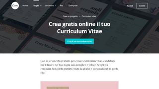 
                            12. Crea un Curriculum Vitae professionale online gratis - Canva