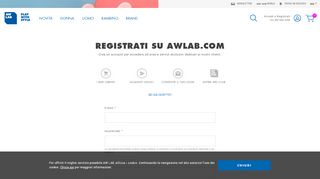 
                            8. Crea un nuovo account cliente - AW Lab