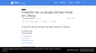 
                            10. Creación de un plugin de tipo hook en Liferay - Adictos al trabajo