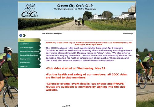 
                            13. Cream City Cycle Club: Home
