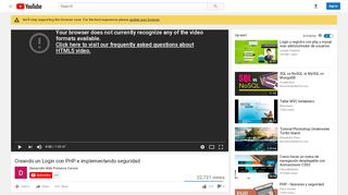 
                            3. Creando un Login con PHP e implementando seguridad - YouTube