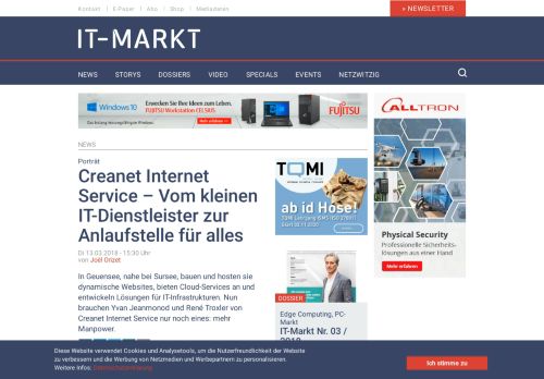
                            8. Creanet Internet Service – Vom kleinen IT-Dienstleister zur ... - IT-Markt