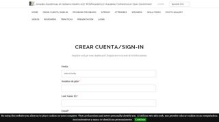 
                            5. Crear Cuenta/Sign-in