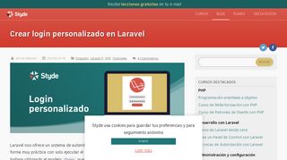 
                            7. Crear login personalizado en Laravel – Styde.net